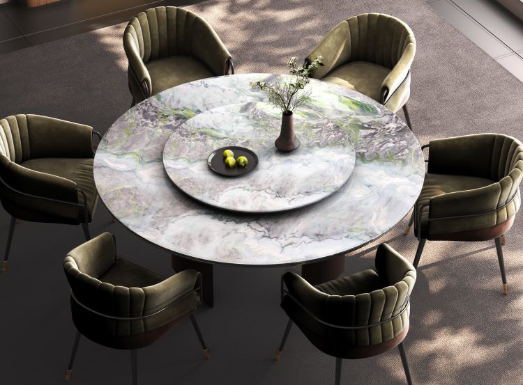 Ice Green Glacier Blue Marble Dining Table Ice Green Glacier Blue Marble Dining Table